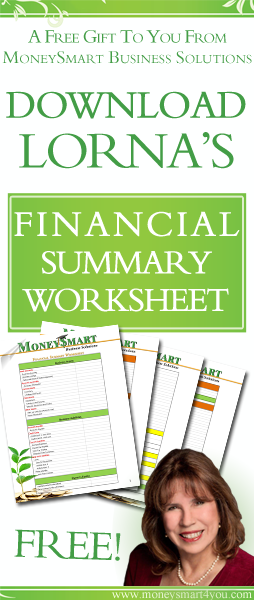 free financial summary worksheet