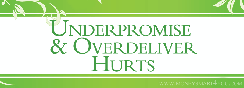 Read more about the article Underpromise and Overdeliver Hurts Strategic Planning Goals