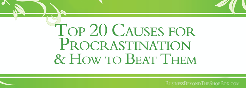 Read more about the article The Top 20 Causes for Procrastination and How to Beat Them