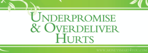 Read more about the article Underpromise and Overdeliver Hurts Strategic Planning Goals